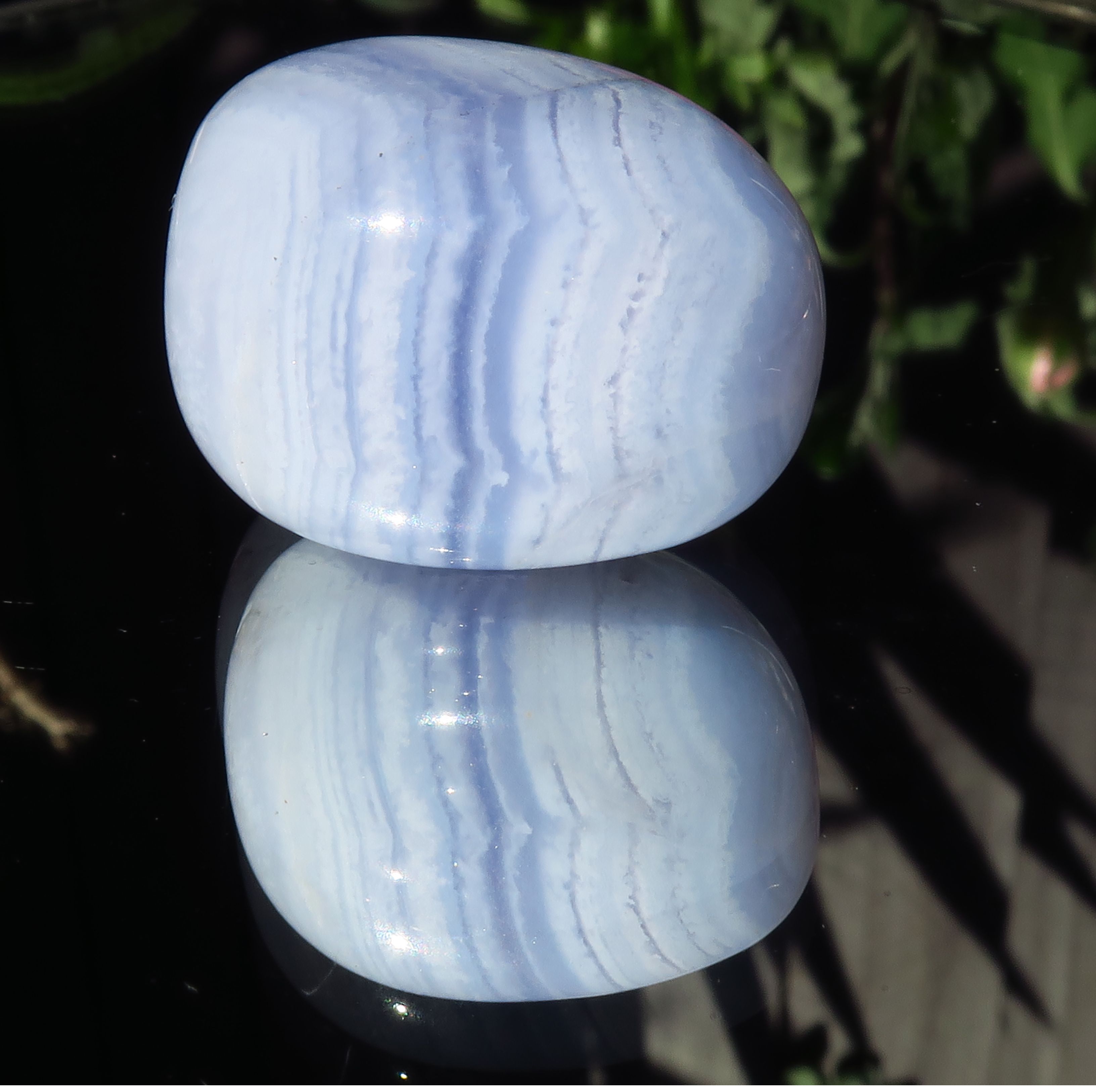 Agate dentelle bleue